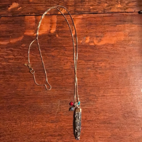 Sequin Gemstone Necklace - Picture 8 of 8